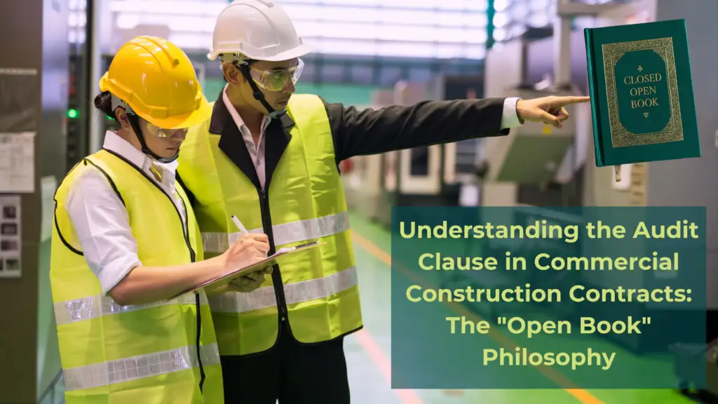 Understanding the audit clause in commercial contracts: the "open book" philosophy