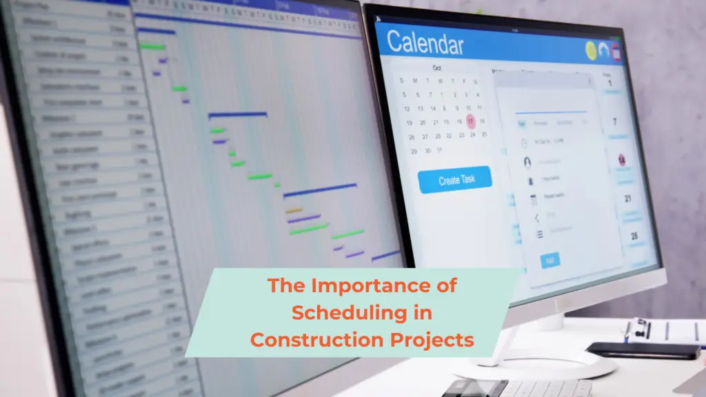 construction project scheduling. cost control