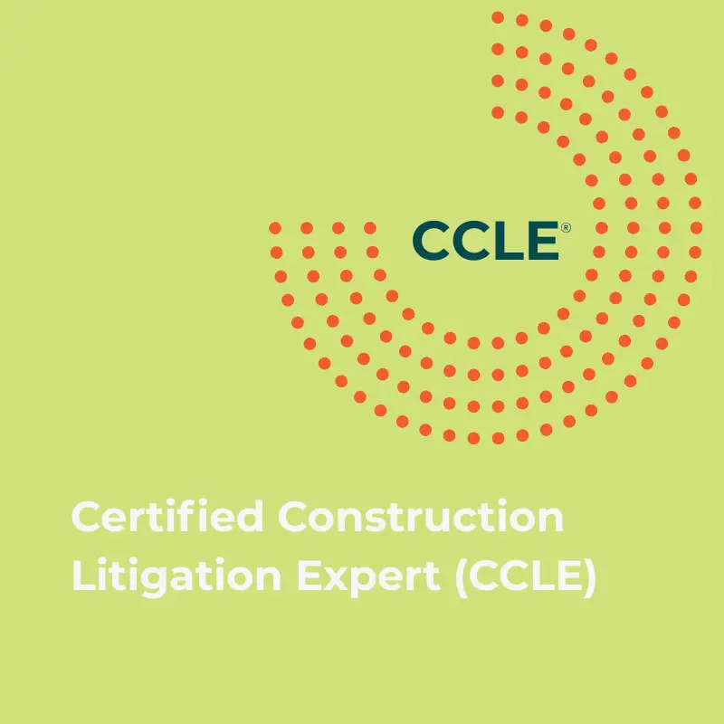 ICAC's certification CCLE logo in orange